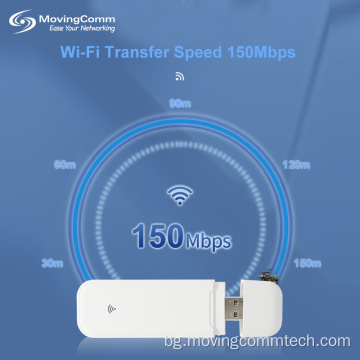 Най -добра цена 4G USB WiFi Dongle 3G Mini UFI Поддръжка на глобални оператори SIM карти Cat4 WiFi Модем